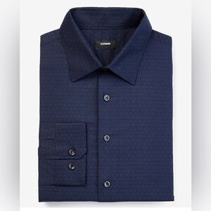 Express Men’s Slim Printed Stretch 1MX Dress Shirt